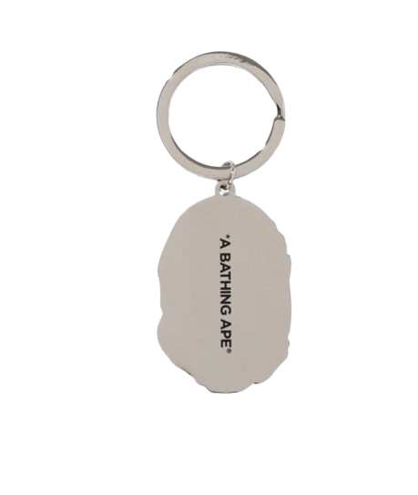APE HEAD METAL KEYCHAIN